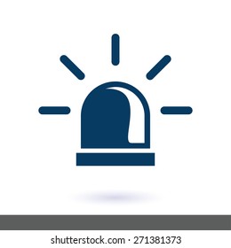 Police single icon.