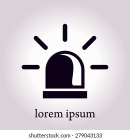 Police single icon.