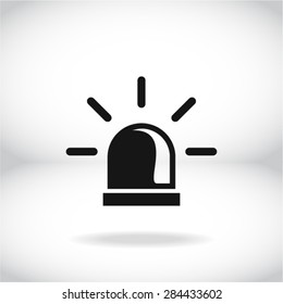 Police single icon.