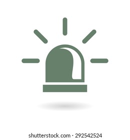 Police single icon.