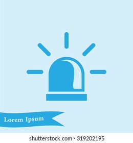 Police single icon.