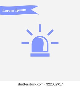 Police single icon.