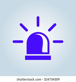 Police single icon.