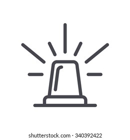 Police single icon.