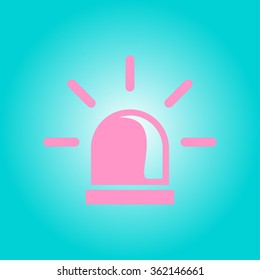 Police single icon.