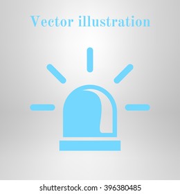 Police single icon.
