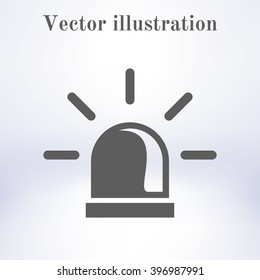 Police single icon.
