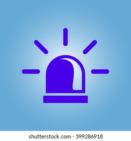 Police single icon.