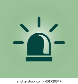 Police single icon.