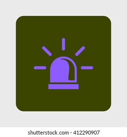 Police single icon.