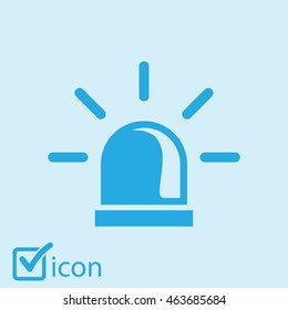 Police single icon.