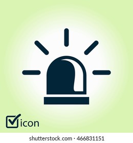 Police single icon.
