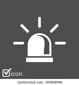 Police single icon.
