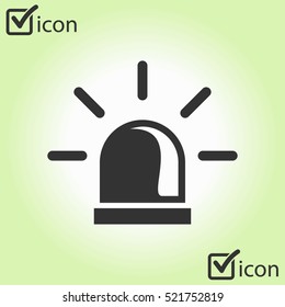 Police single icon.