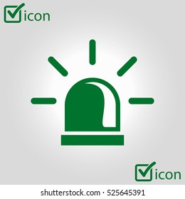 Police single icon.