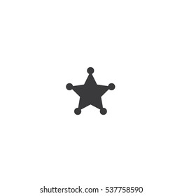 Police single vector icon.