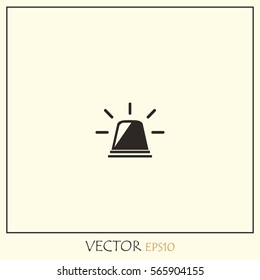 Police single  Vector Icon.