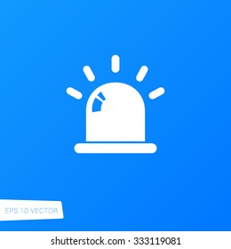 Police Siren Light Vector