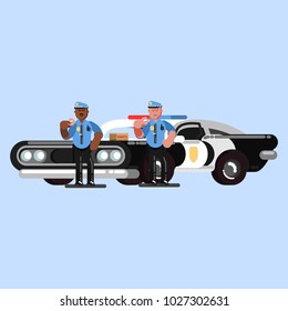 Police sketch officer