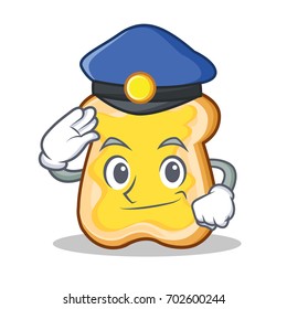 Police slice bread cartoon character