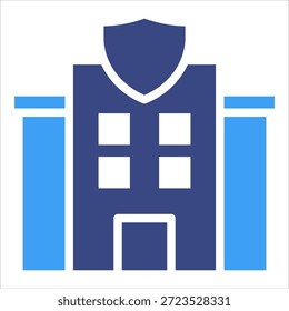Elemento de icono de estación de policía para diseño