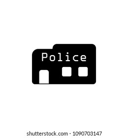 police station icon. Element of police for mobile concept and web apps. Detailed police station icon can be used for web and mobile. Premium icon on white background
