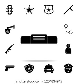 police strap icon. Police icons universal set for web and mobile