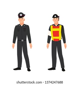 police thailand vector 