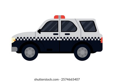 police truck modern isolated icon