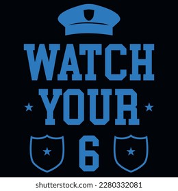 Police tshirt design vector design