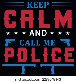 Police typography tshirt design vector design 