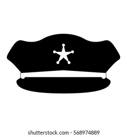 police uniform icon image vector illustration design 