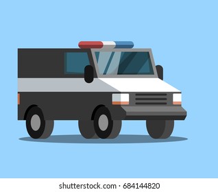 Police van