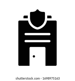 police vector glyph flat icon 