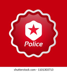 police vector icon