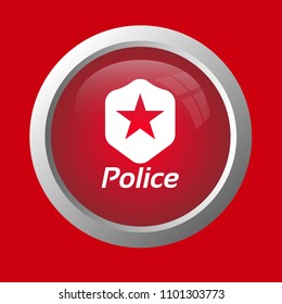 police vector icon
