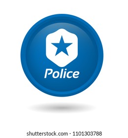 police vector icon