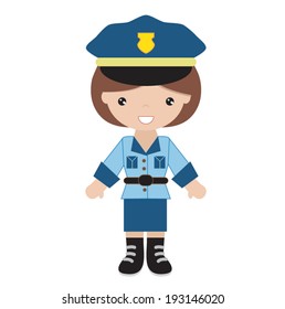 Police vector illustration