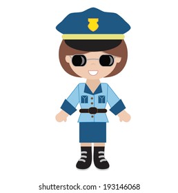 Police vector illustration