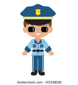 Police vector illustration