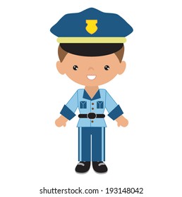 Police vector illustration