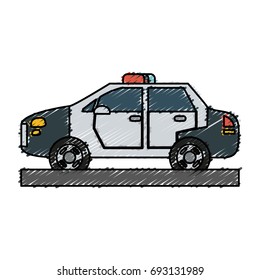 police vector illustration