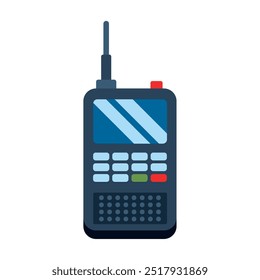 police walky talky icon isolated