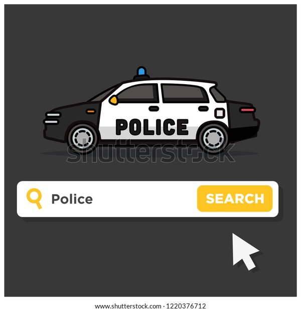 Police\
Written in Browser Search Bar with Mouse\
Pointer