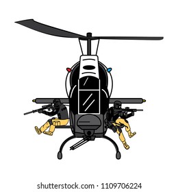 police,copter icon vector template