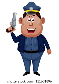 Policeman cartoon