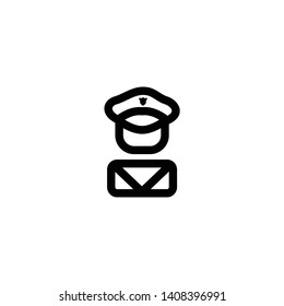 policeman cop icon vector illustration 