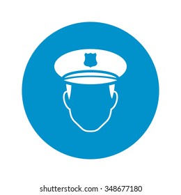 Policeman icon. 