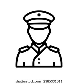 policeman icon illustration vector isolated