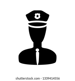 Policeman icon. Security sign